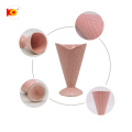 New arrived Wholesale Pink Ice Cream Ceramic Mug With Stand